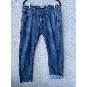 Naked & Famous Jeans Mens 33x31 Light Indigo Selvedge Weird Guy Japanese Tapered